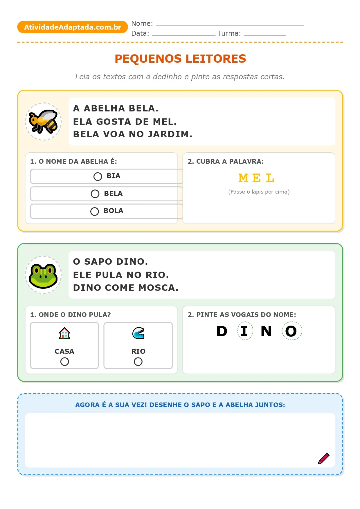 Ilustação da atividade